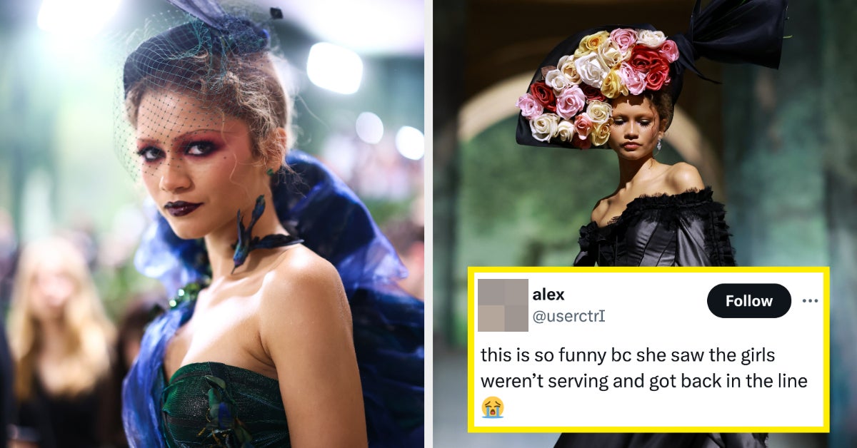 19 Perfect (And Hilarious) Tweets About Zendaya At The 2024 Met Gala Because Everyone Is Obsessed