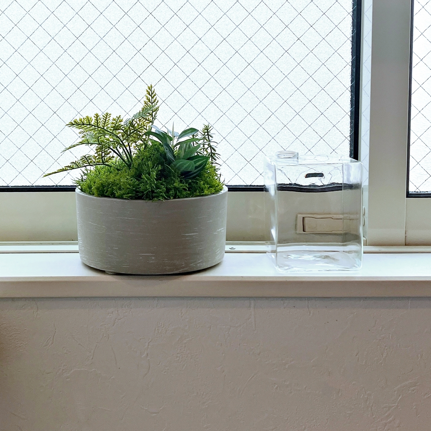 ZARA HOME(ザラホーム)のおすすめ花瓶「スクエア ガラス フローラルベース」