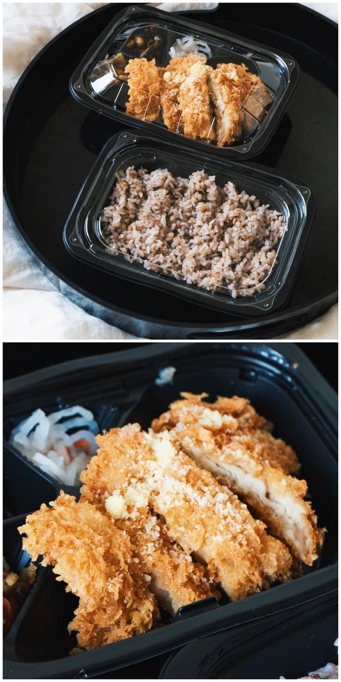 大戸屋のおすすめのお弁当「こだわりソースのデミグラスチキンかつ弁当」