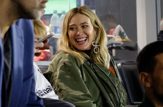 Closeup of Hilary Duff