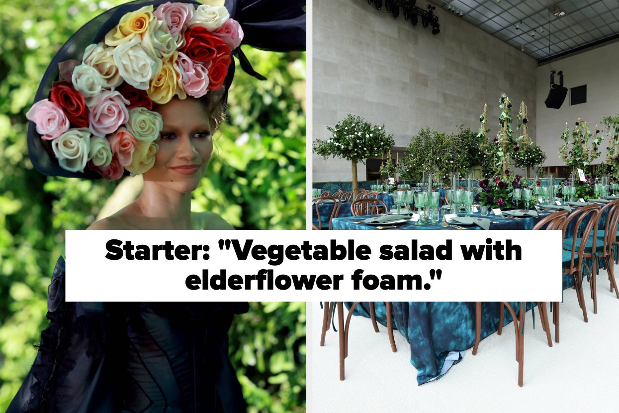Here's What Food Was Served At The 2024 Met Gala — It Involves Foam