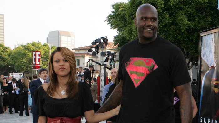 Shaunie O&#x27;neal and Shaquille O&#x27;neal during Warner Bros. World Premiere of &quot;Superman Returns&quot; at Village and Bruin Theatre in Westwood, California