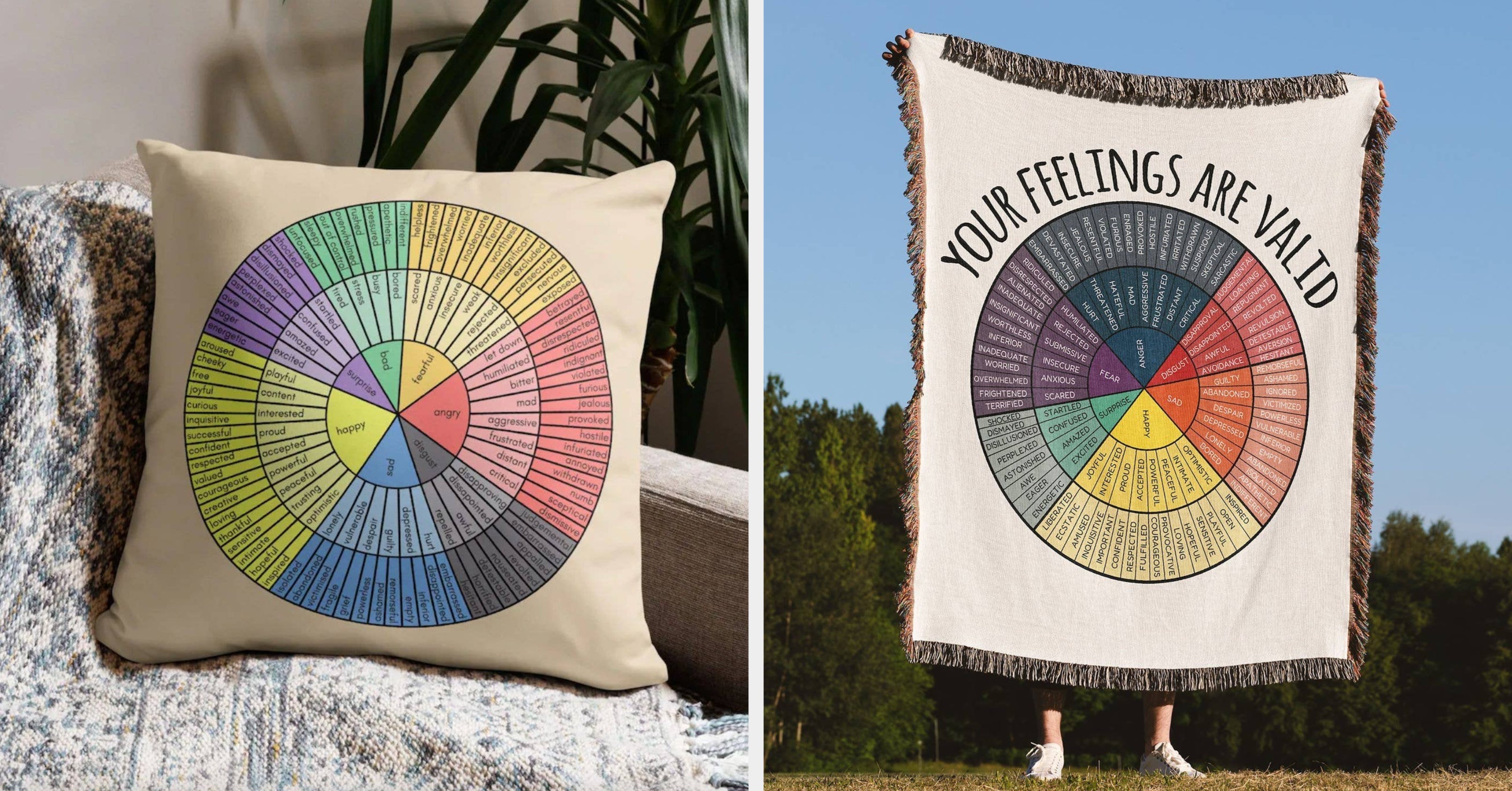 I'm Obsessed With This 'Feelings Wheel' Pillow — And Experts Explain Why - BuzzFeed