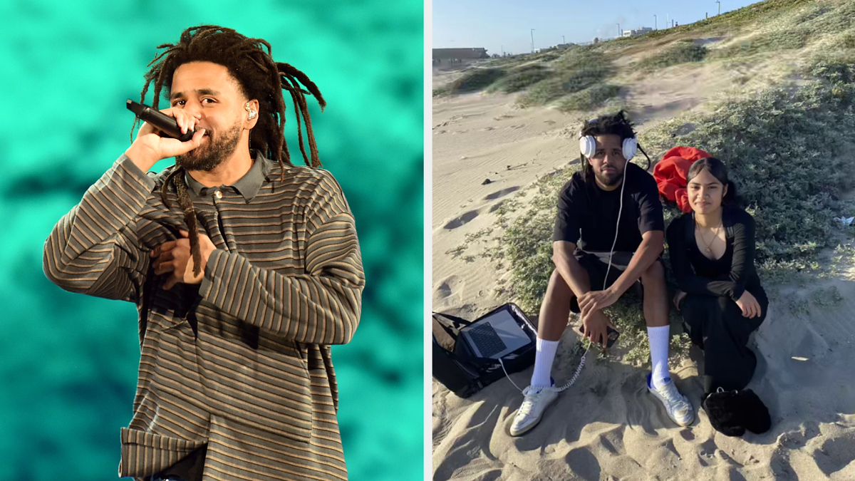 J. Cole Reportedly Seen Chilling at Beach as Drake and Kendrick Lamar’s Beef Consumes Hip-Hop