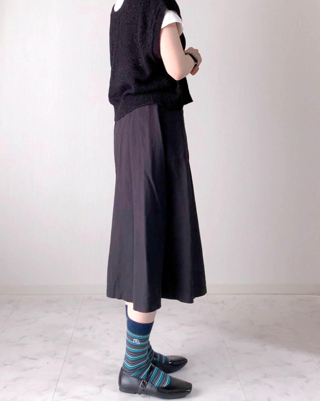 UNIQLO（ユニクロ）のおすすめファッションアイテム「リネンブレンドベルテッドフレアスカート」