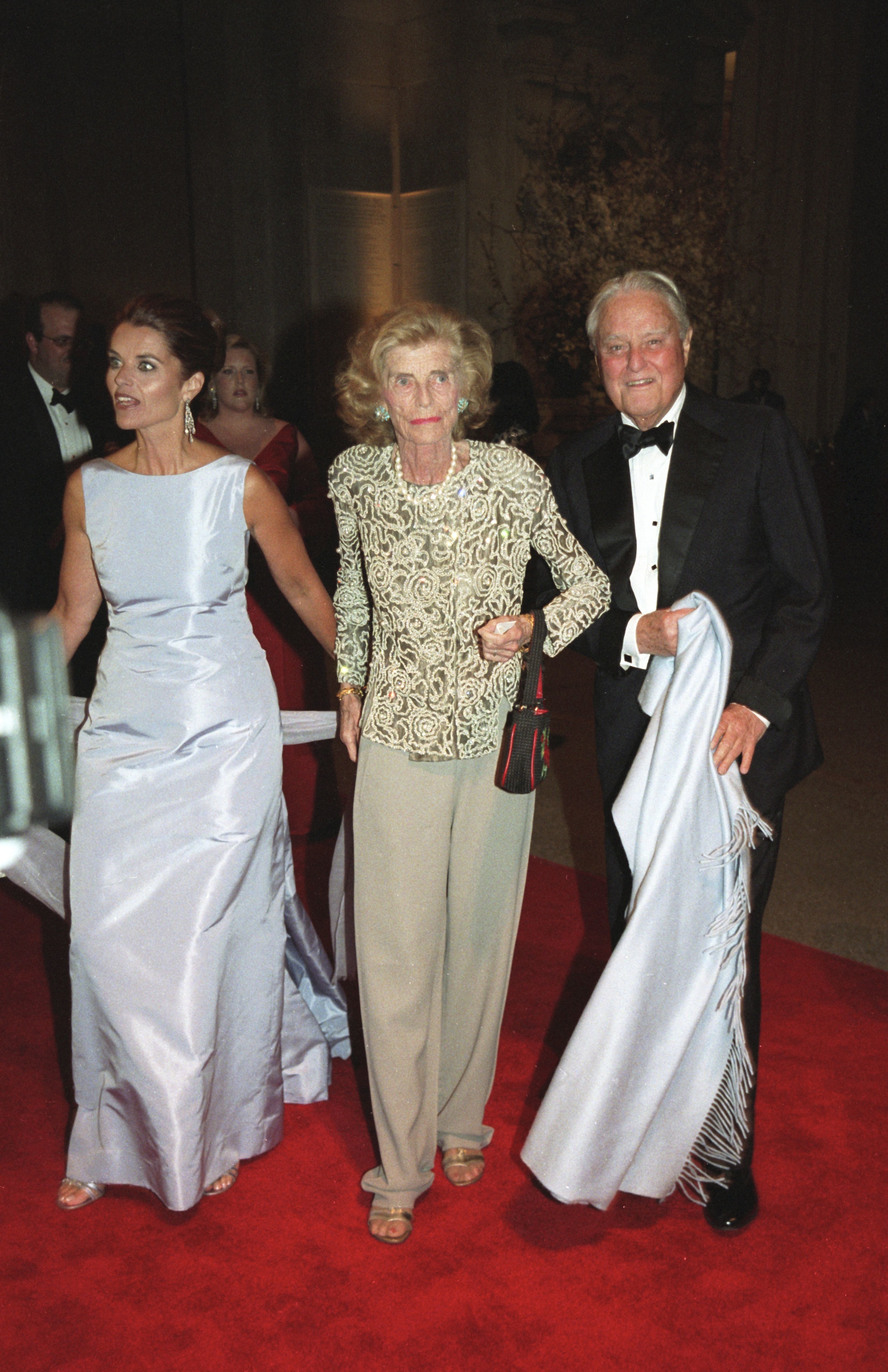 Maria Shriver at the Met Gala with Eunice Kennedy Shriver and Sargent Shriver