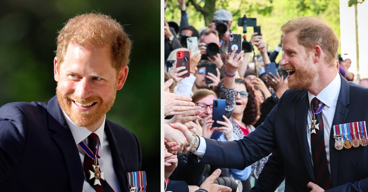 People Are Emotional After Prince Harry Received A Hero’s Welcome And Was Supported By Princess Diana’s Family…