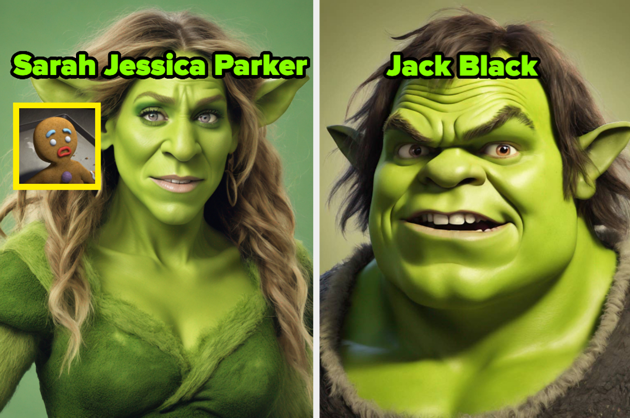 I Turned 15 Celebrities Into Shrek Because WHY NOT — You Can Use Our Generator To Make 'Em Too