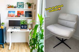 If your couch cushion has a permanent butt mark... consider this TikTok-viral desk chair.