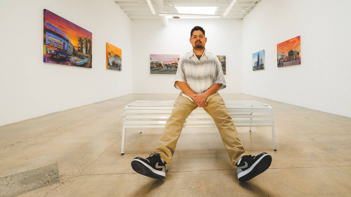 The Venice muralist and airbrush master talks growing up around lowriders and skaters, personal style, and why he loves painting in the streets.