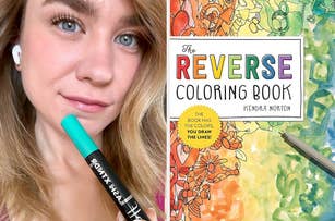 tubing mascara and coloring book