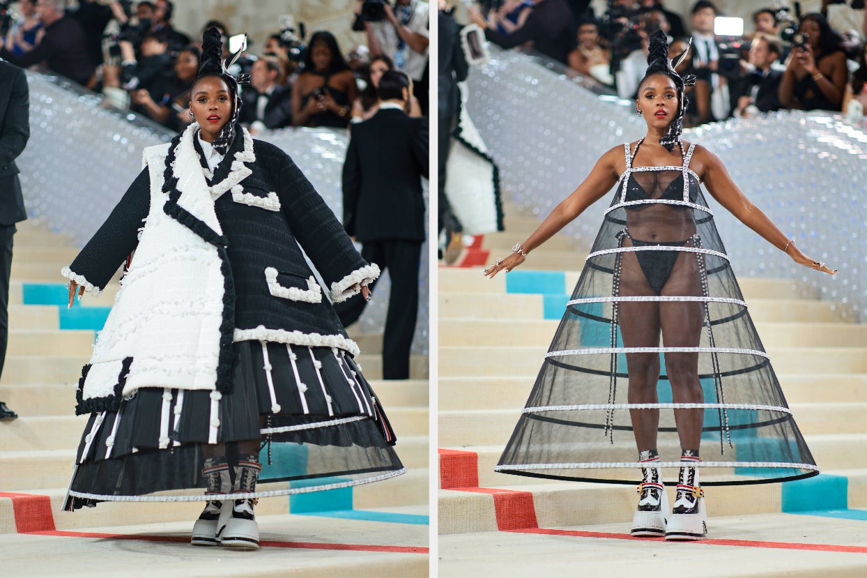 11 Met Gala Looks That Featured A Major Modification, Clothing Removal, Or Full-Blown Reveal