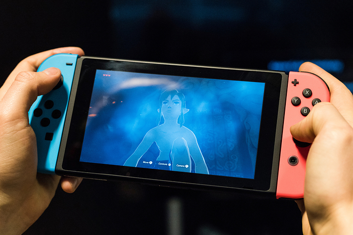 Nintendo Switchで遊んでいる画面