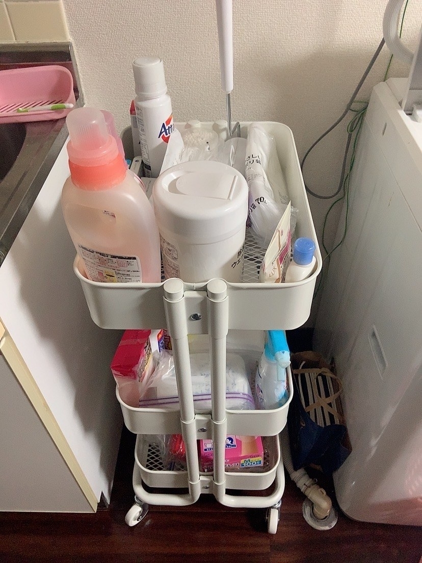 IKEA(イケア)のおすすめの収納アイテム「RÅSKOG ロースコグワゴン」