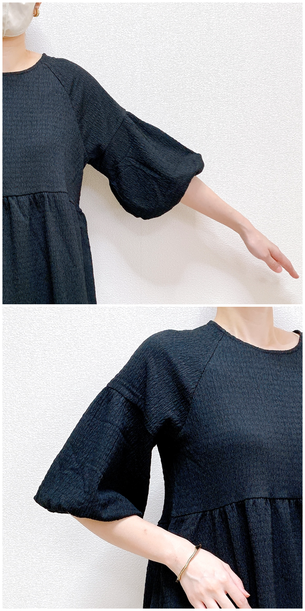 GLOBAL WORK（グローバルワーク）のおすすめのレディースアイテム「【MATINEE LINE】シャーリングペプラムT」