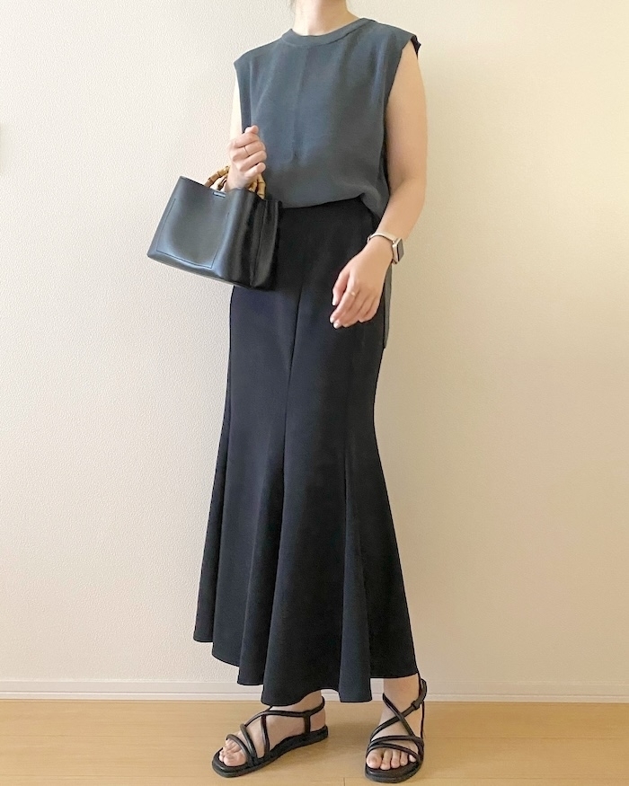 GU(ジーユー)のおしゃれトップス「ウォッシャブルフレンチスリーブセーター」