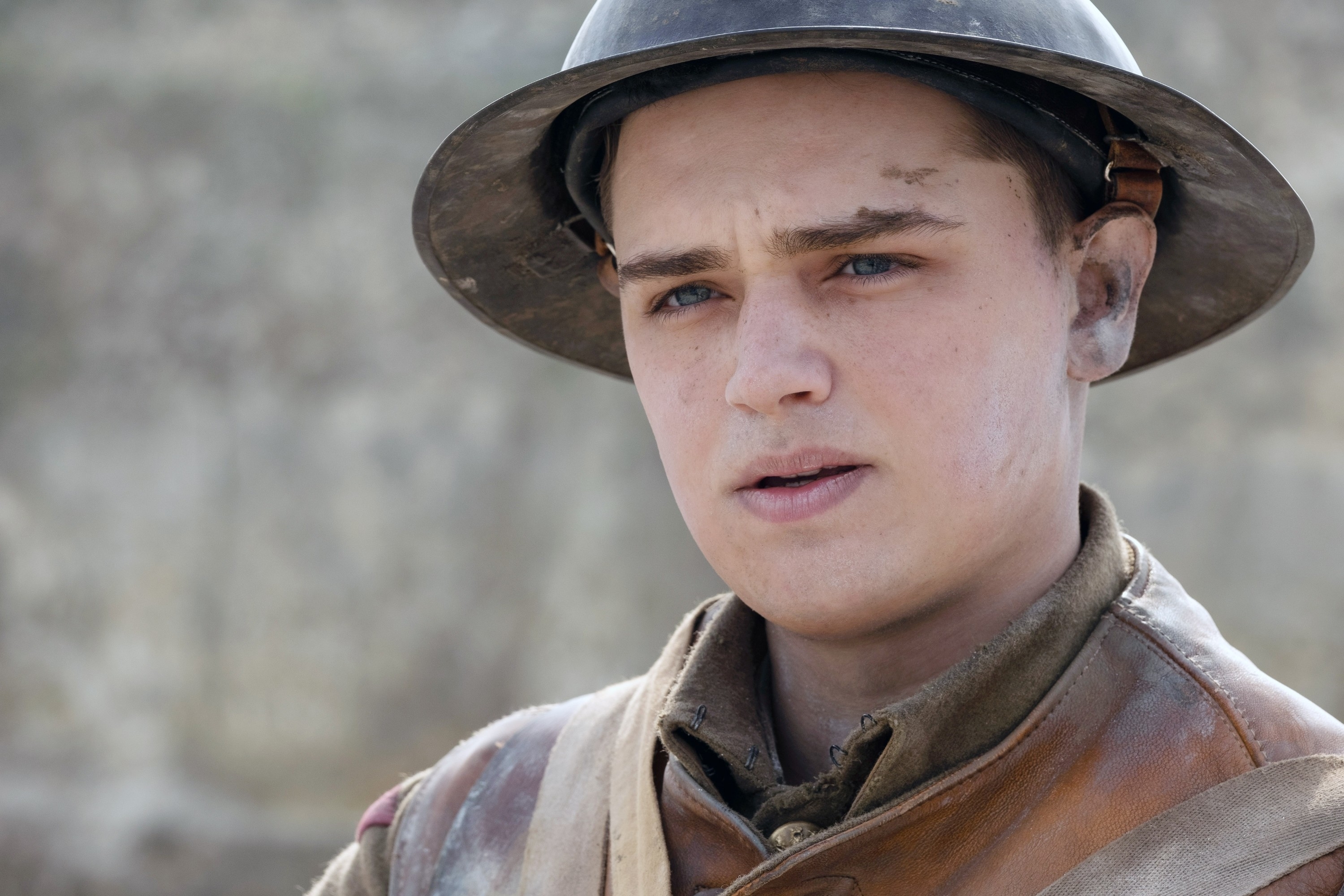 Dean-Charles Chapman dressed as a soldier in &quot;1917&quot;