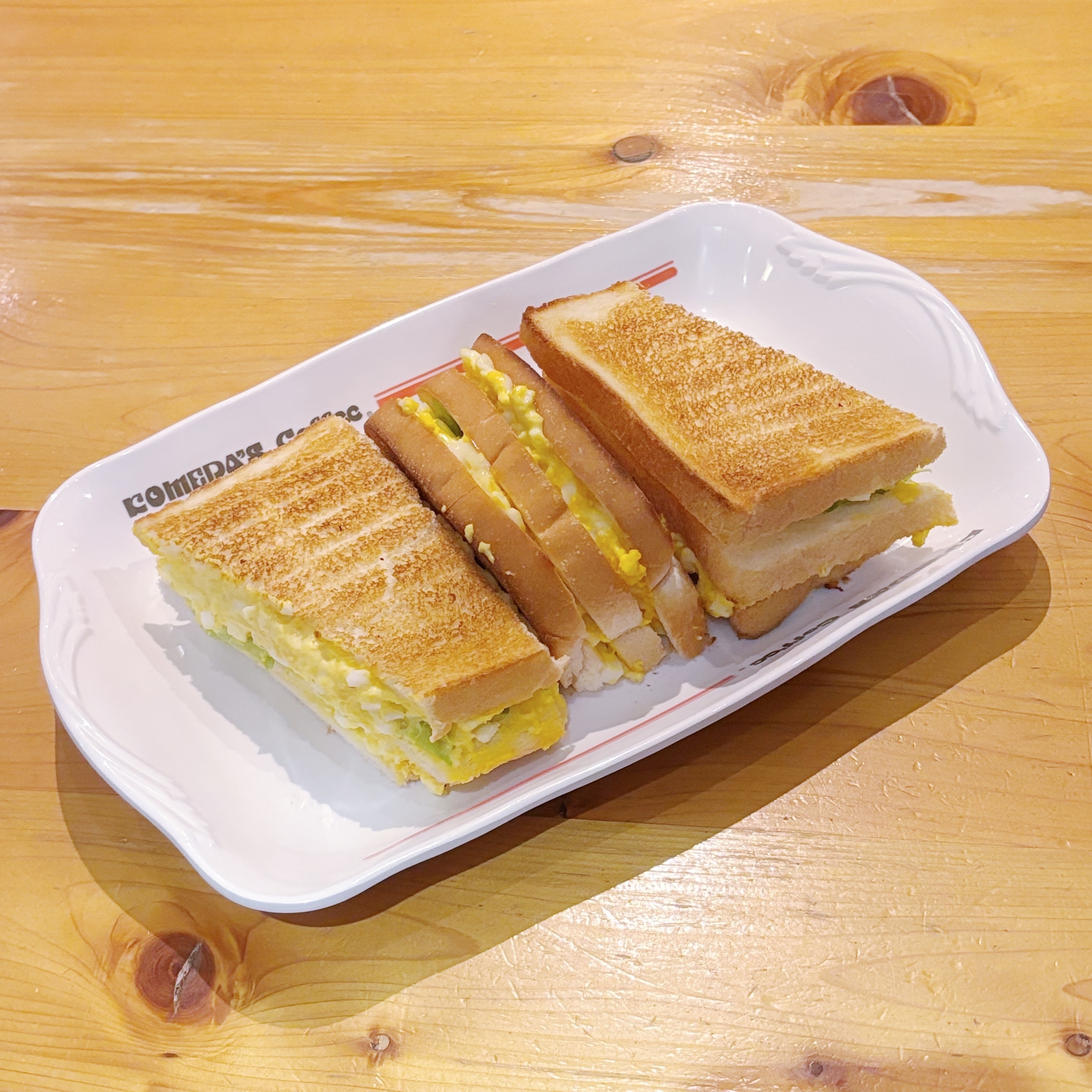 コメダ珈琲店のおすすめサンド「エッグトースト」