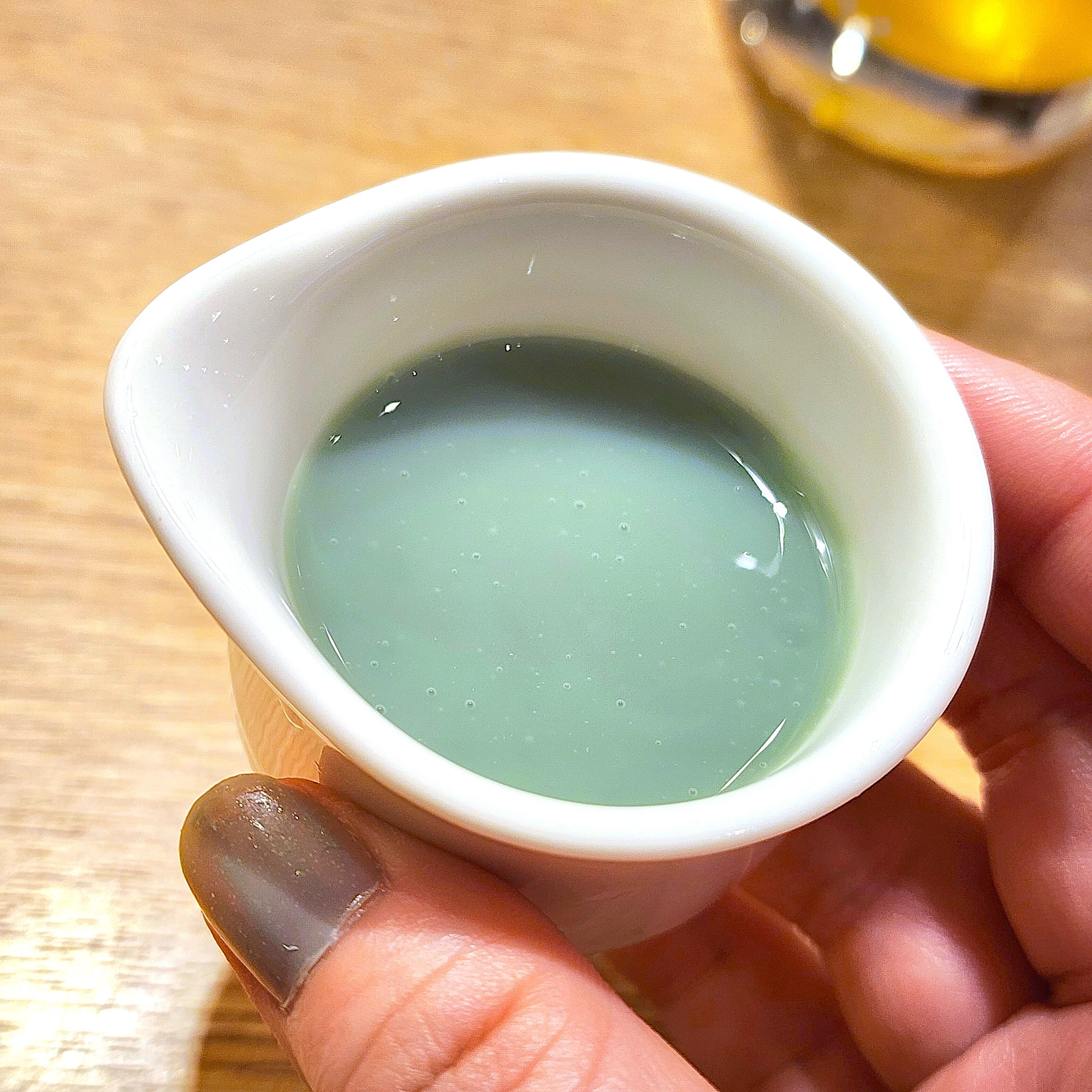 ココスのおすすめスイーツ「チョコミン党パフェ」