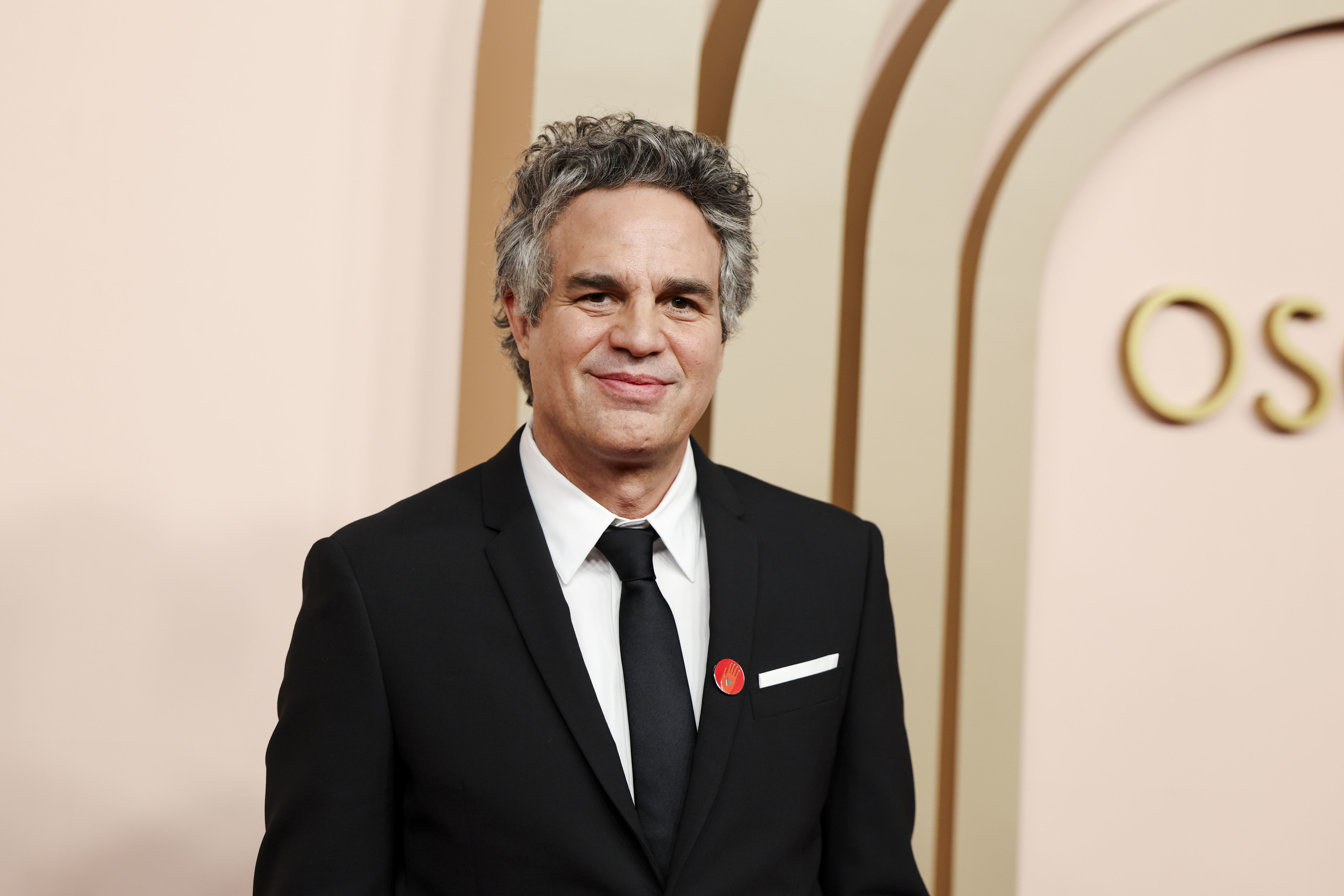 Mark Ruffalo attending the 2024 Oscars Nominees Luncheon Red Carpet at the The Beverly Hilton Hotel.