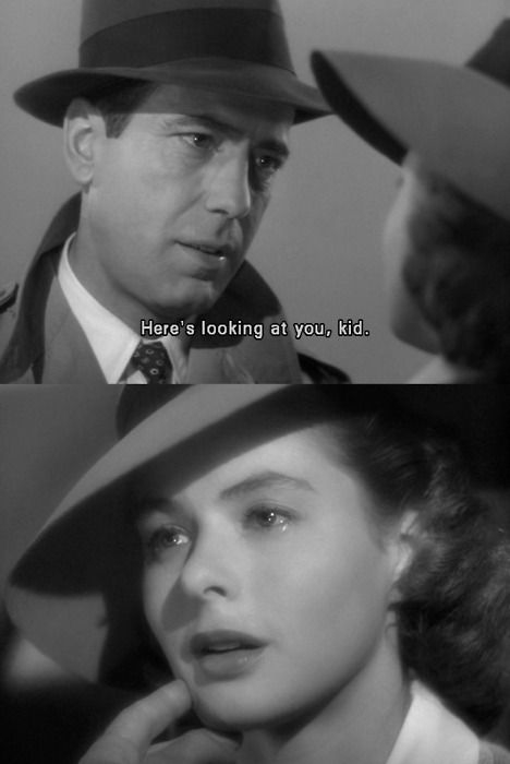 Humphrey Bogart and Ingrid Bergman in &quot;Casablanca&quot;