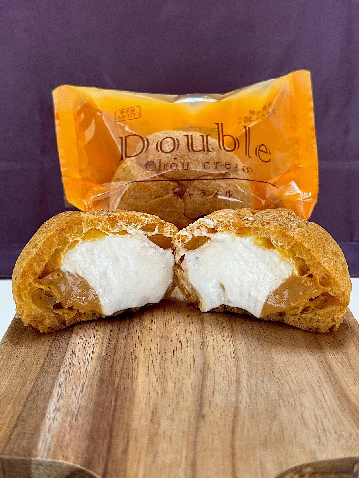 Châteraisé（シャトレーゼ）シャトレーゼのおすすめスイーツ「ダブルシュークリーム キャラメル」