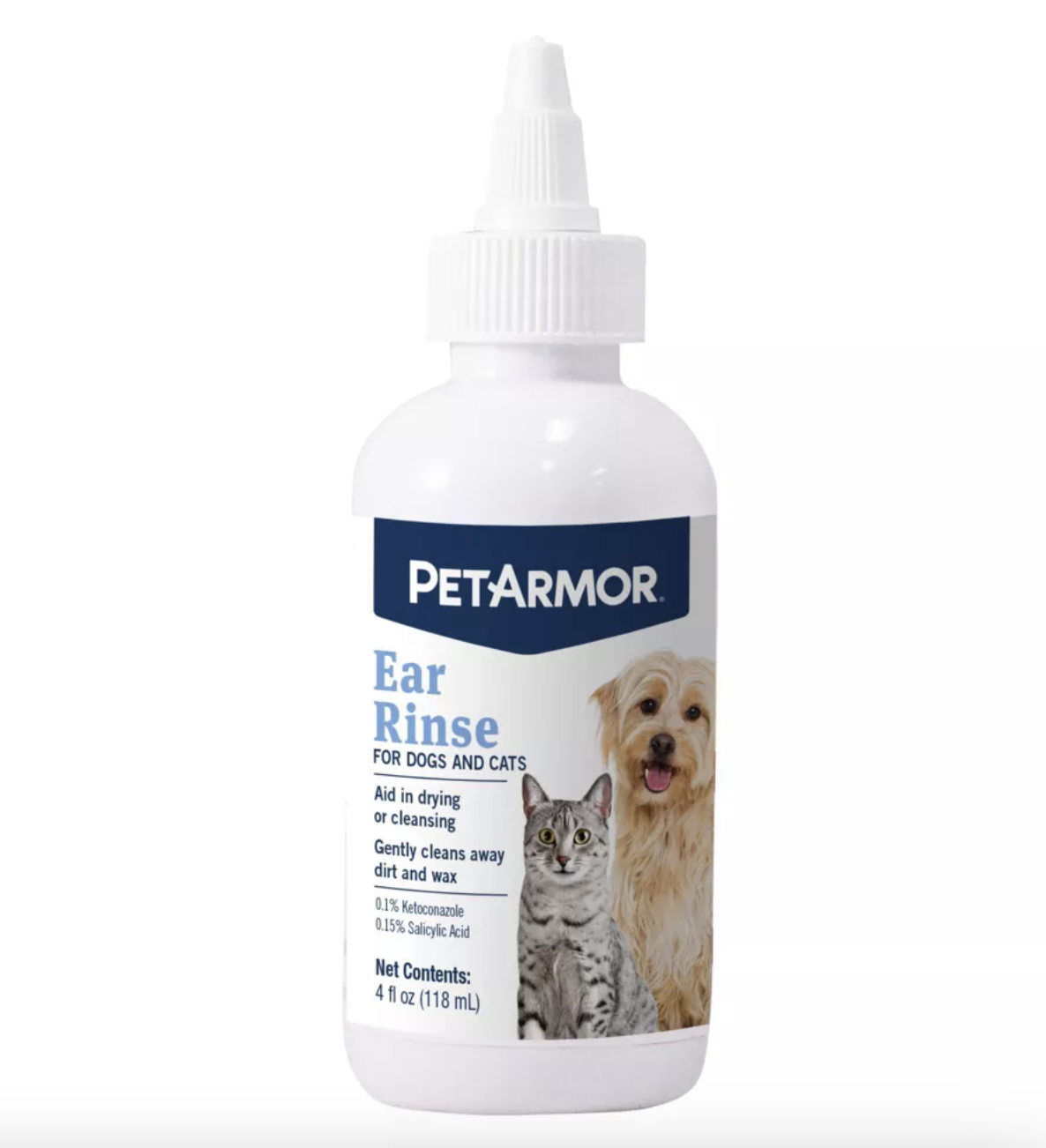 PetArmor Ear Rinse for dogs and cats, 4 fl ounce bottle