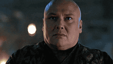 Varys turns around and heads for the boat.