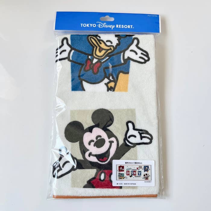 ディズニーランドのおすすめお土産「フェイスタオル」
