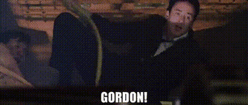 John Cusack's character, Jackson, yells out for Gordon as he holds onto a rope.