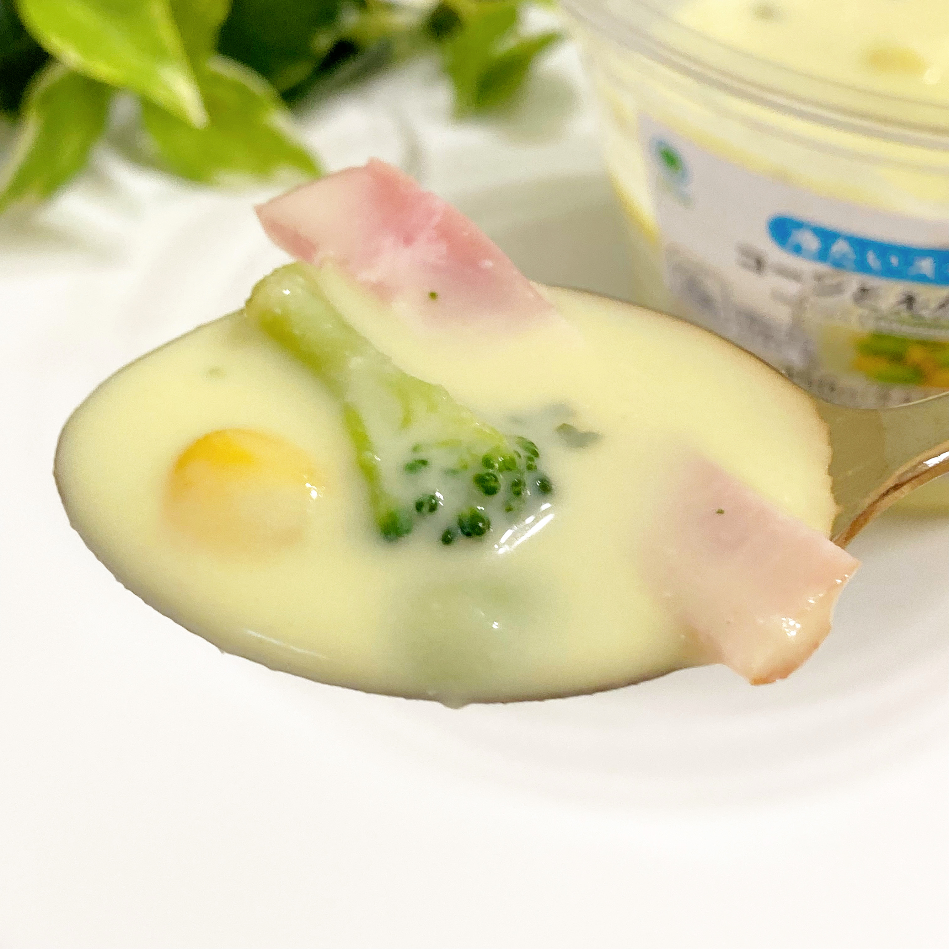 FamilyMart（ファミリーマート）のおすすめ商品「冷たいスープ コーンとえだまめ」