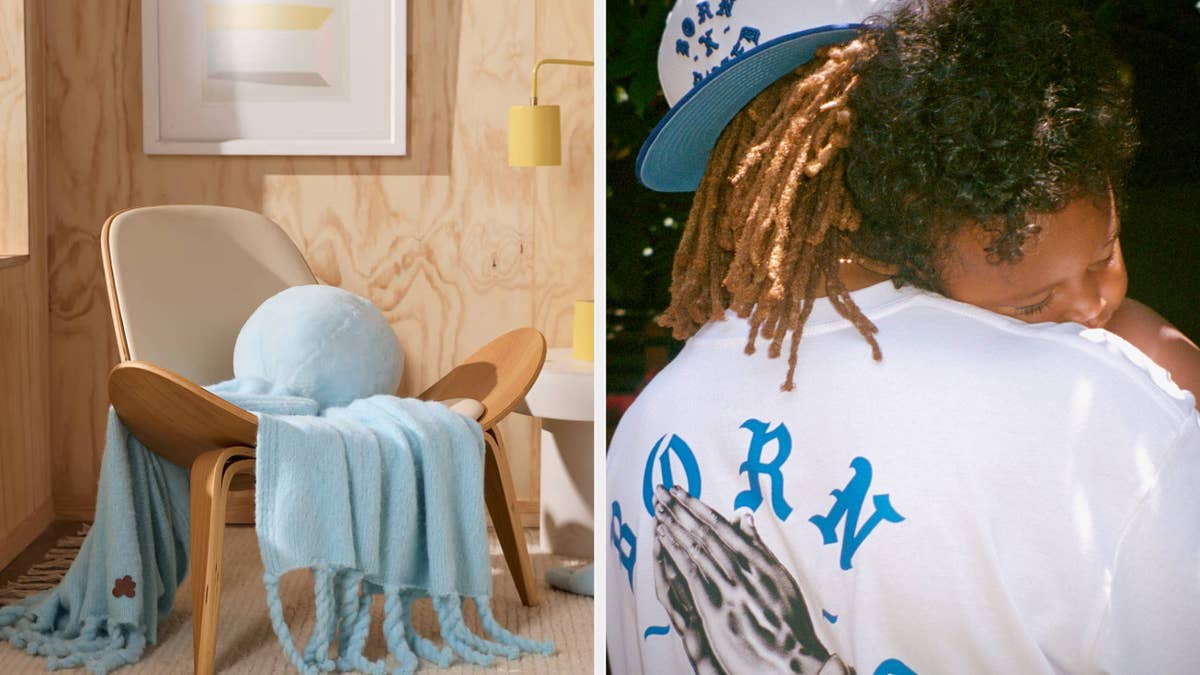 A cozy throw blanket from Le Fleur and Parachute, new graphic tees from Born X Raised, and more are featured in this week's roundup.
