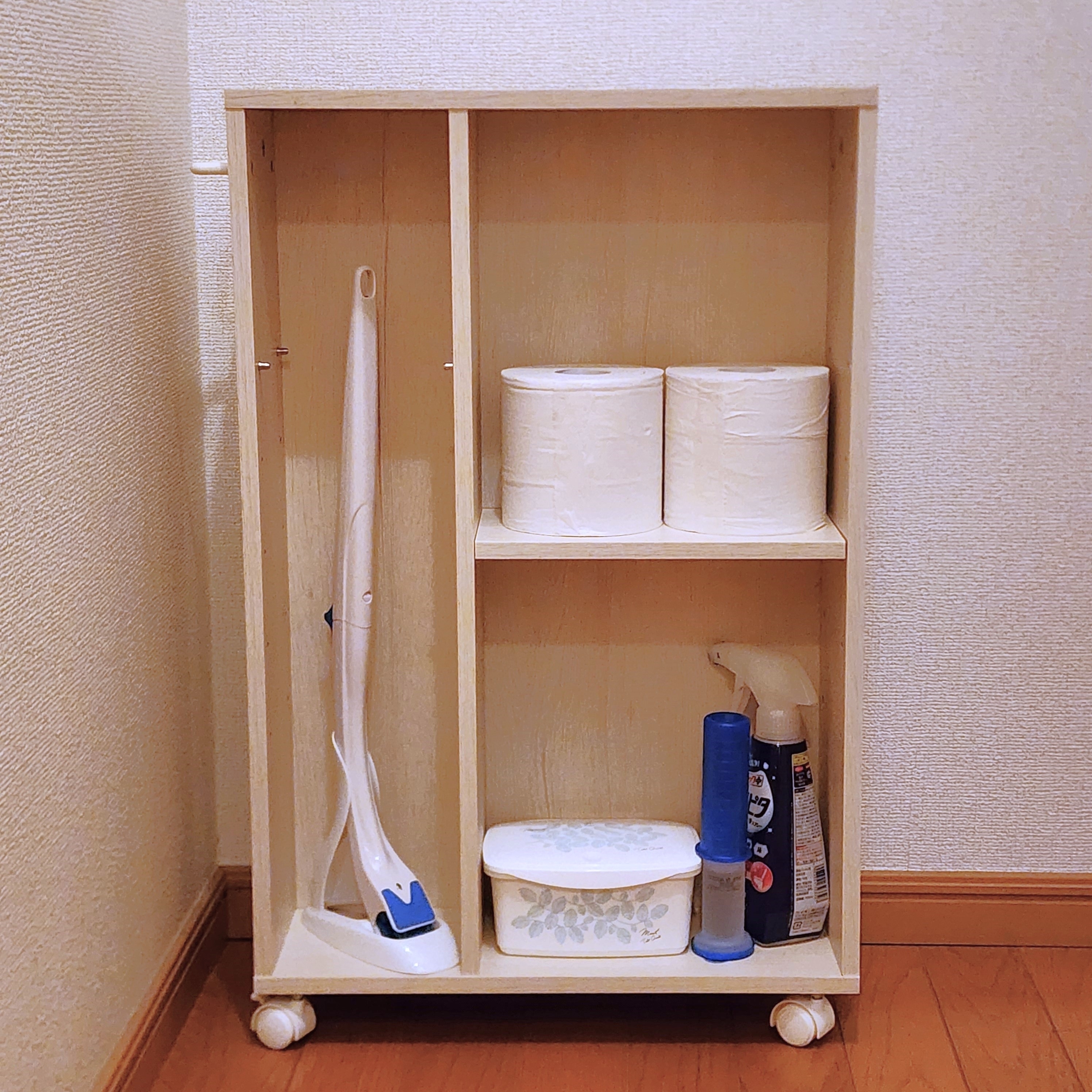 ニトリのおすすめの収納アイテム「トイレ収納（フィーノ2 ホワイトウォッシュ NH01）」