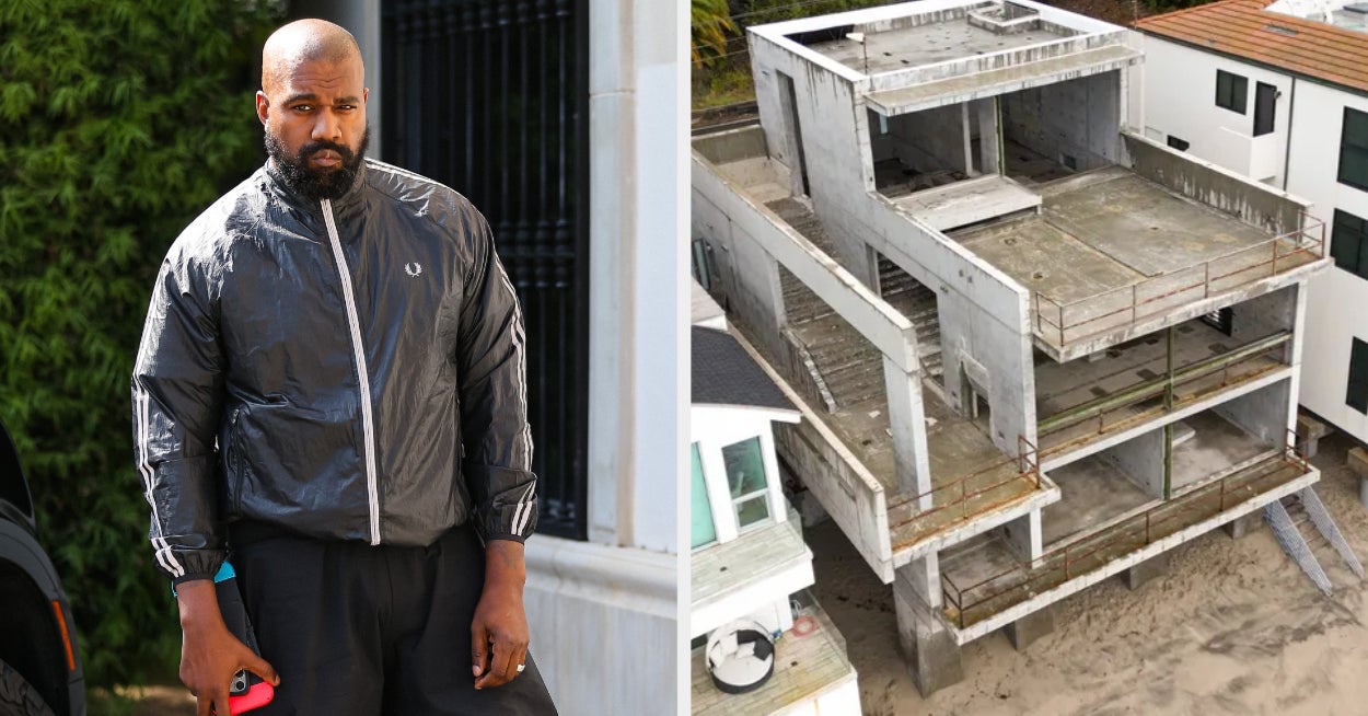 Contractor Says He Slept on the Floor of Ye’s Gutted Malibu Mansion, Was Asked to Remove Foam Slide From Staircase