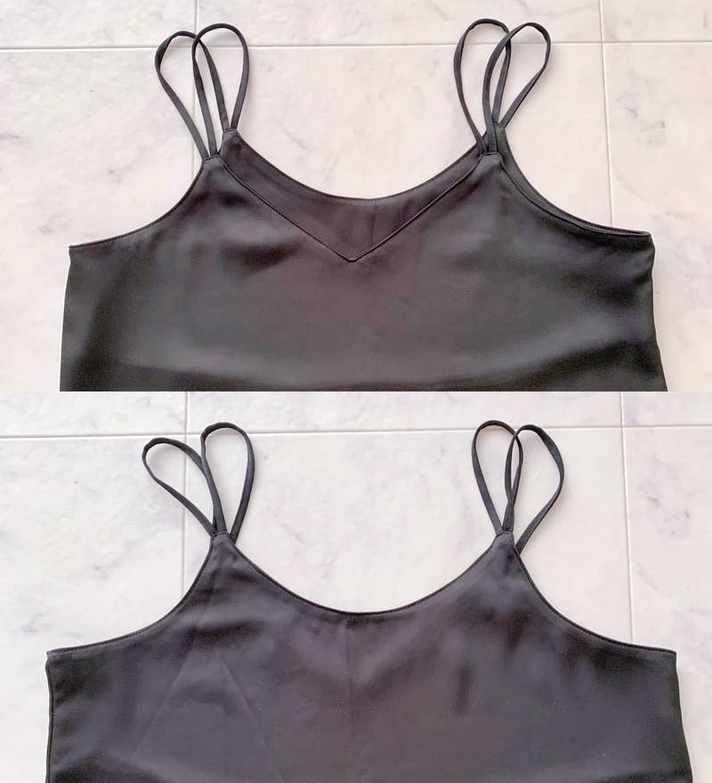 GU(ジーユー)のおすすめファッションアイテム「2ピースシアーTブラウス(半袖)」