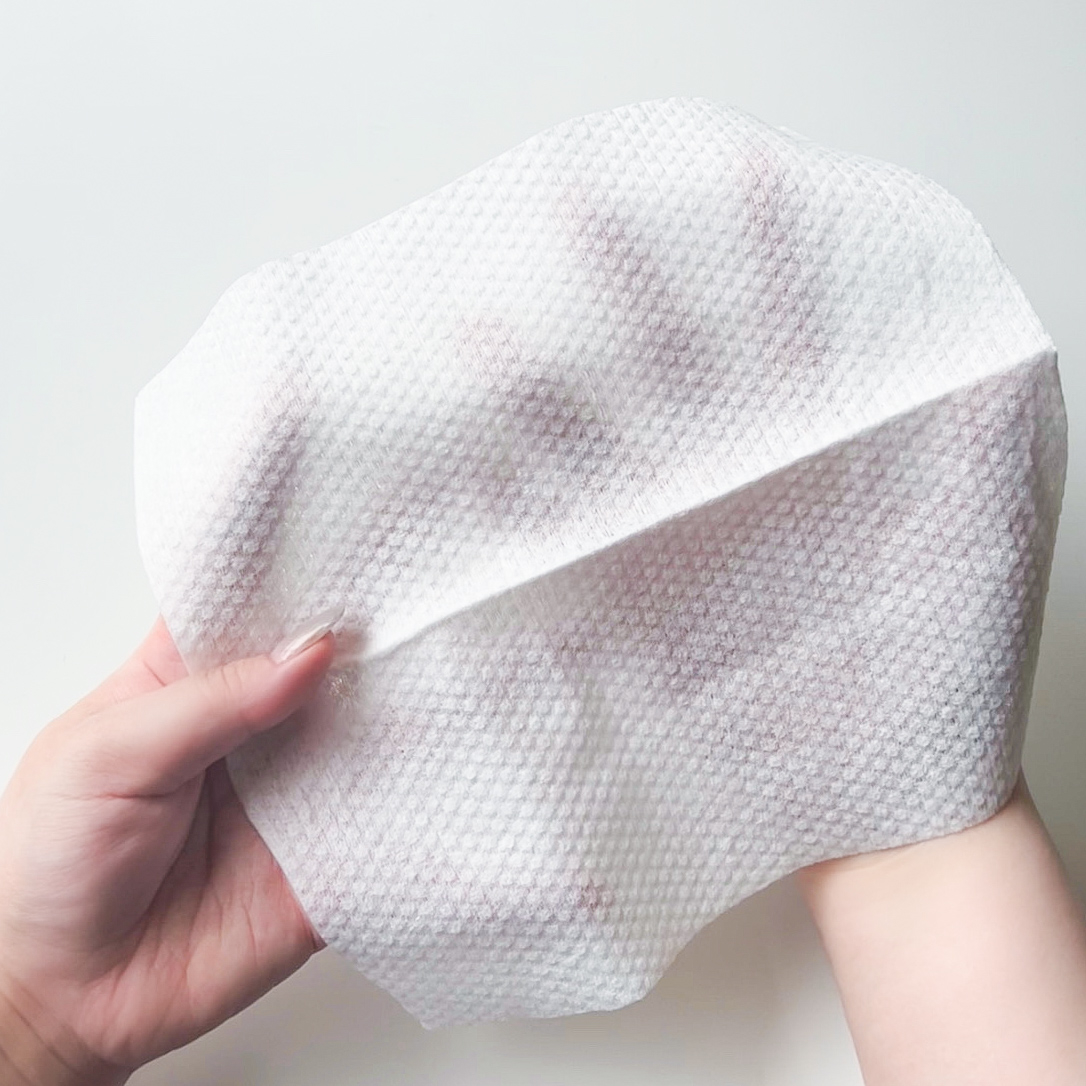 Seria(セリア)のおすすめ便利グッズ「使い捨て洗顔タオル 46P」