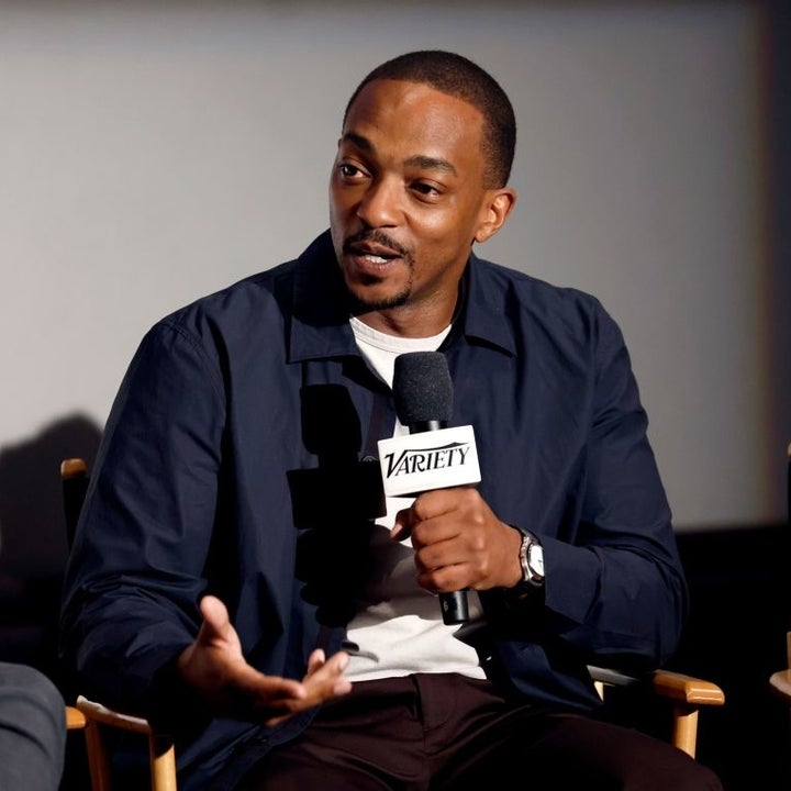 Theo James And Anthony Mackie Talk About Fatherhood