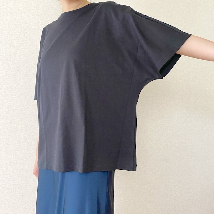 UNIQLO（ユニクロ）のおすすめファッションアイテム「コットンリラックスT（5分袖）」