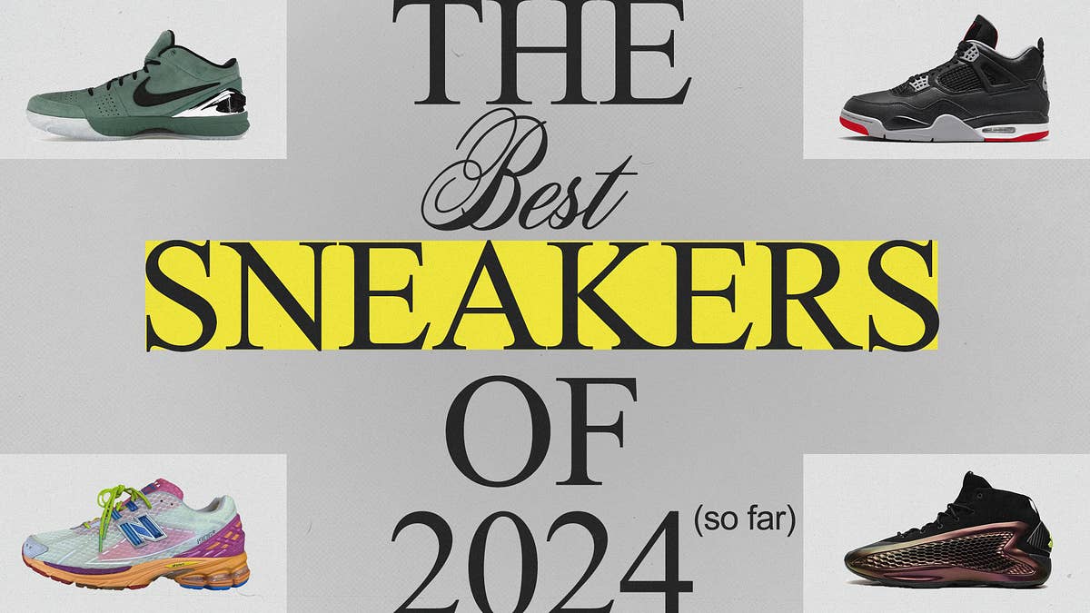 From the 'Girl Dad' Nike Kobe 4 to the Travis Scott x Jordan CJ1 T-Rexx, we're taking a look back at the best sneakers from the first half of the year.