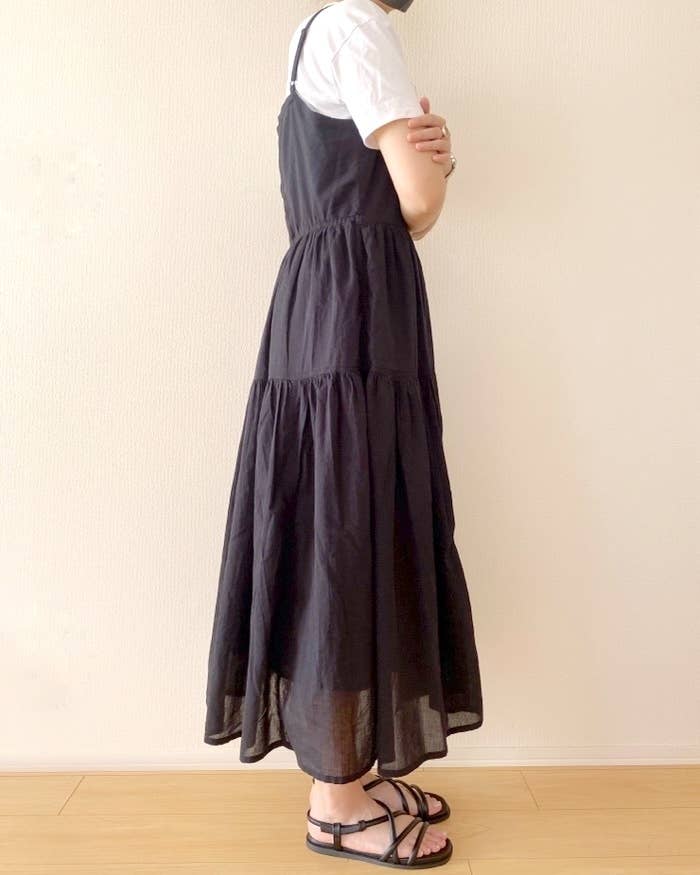 無印良品のおすすめファッションアイテム「婦人 強撚ボイル キャミソールワンピース」