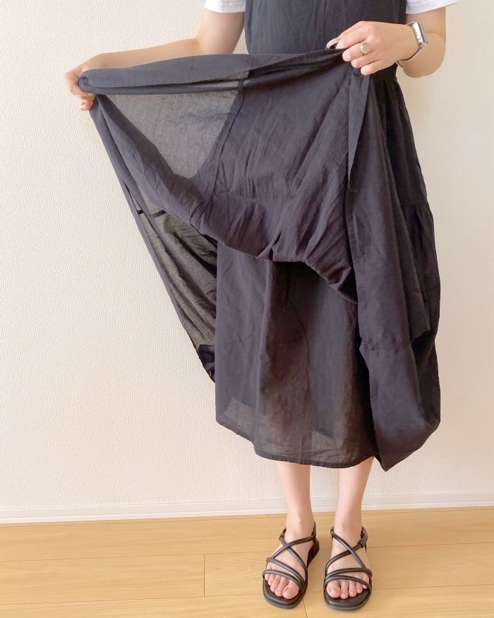 無印良品のおすすめファッションアイテム「婦人 強撚ボイル キャミソールワンピース」