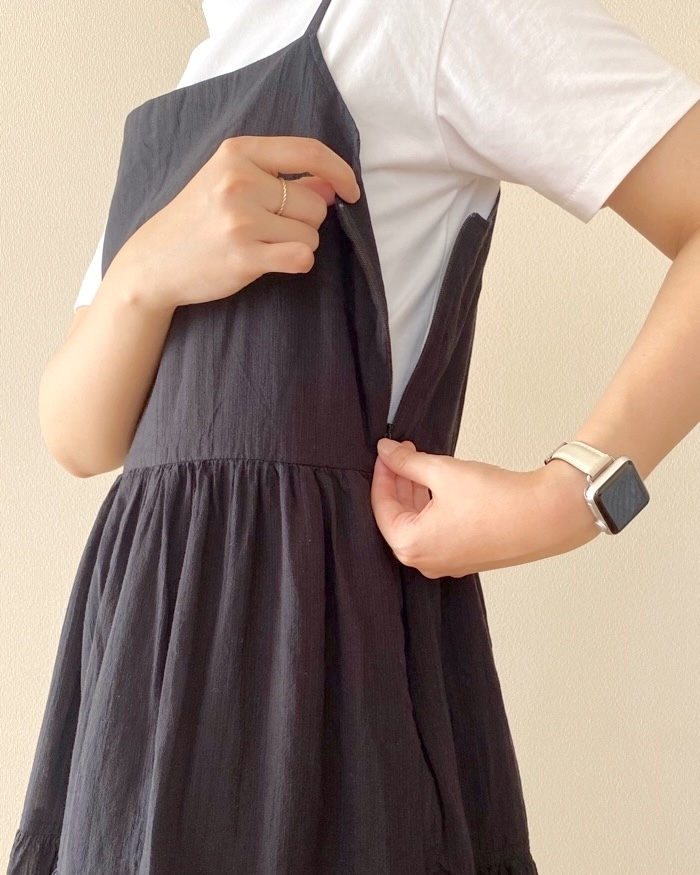 無印良品のおすすめファッションアイテム「婦人 強撚ボイル キャミソールワンピース」