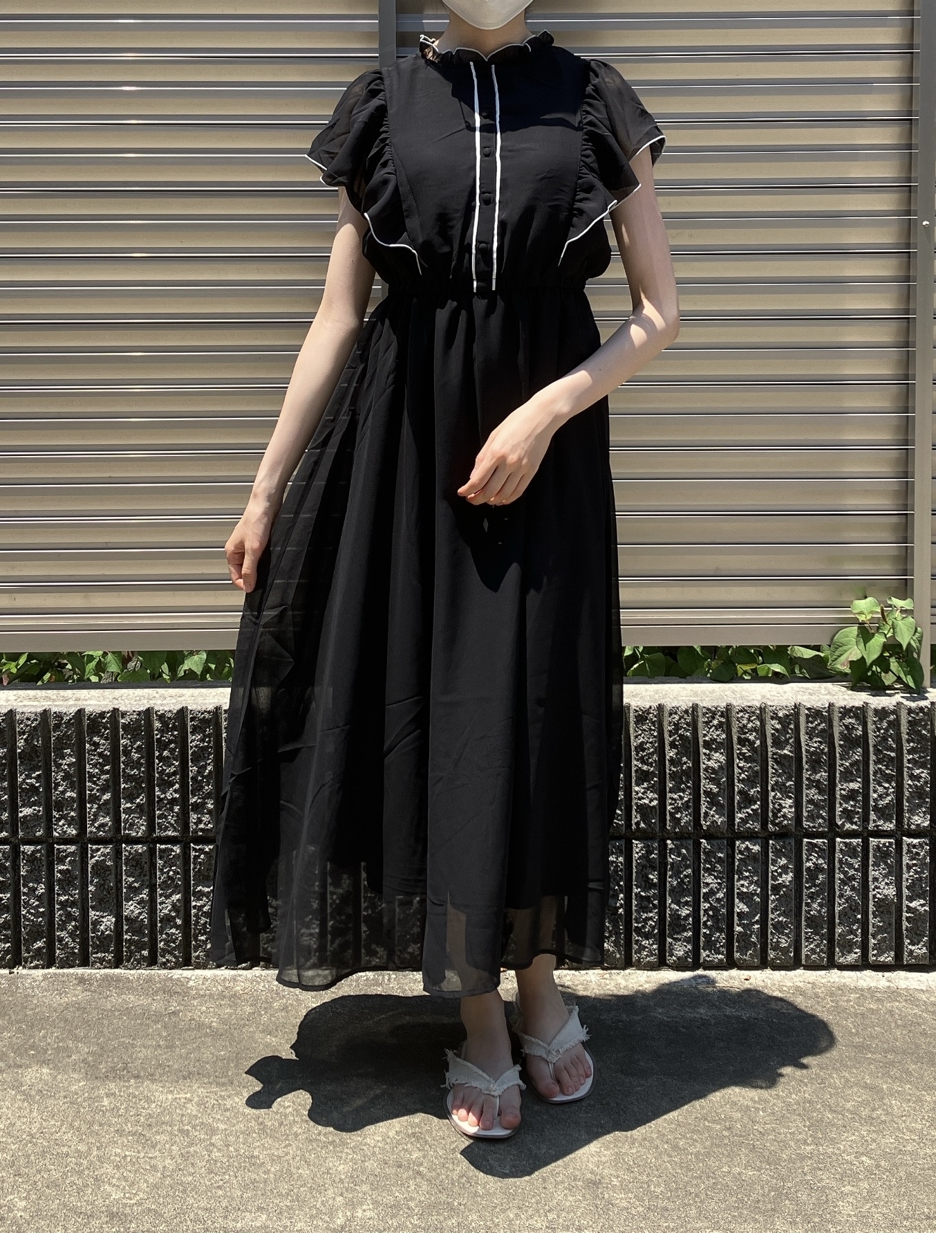 Honeys（ハニーズ）のおすすめワンピース「配色フリルワンピース」