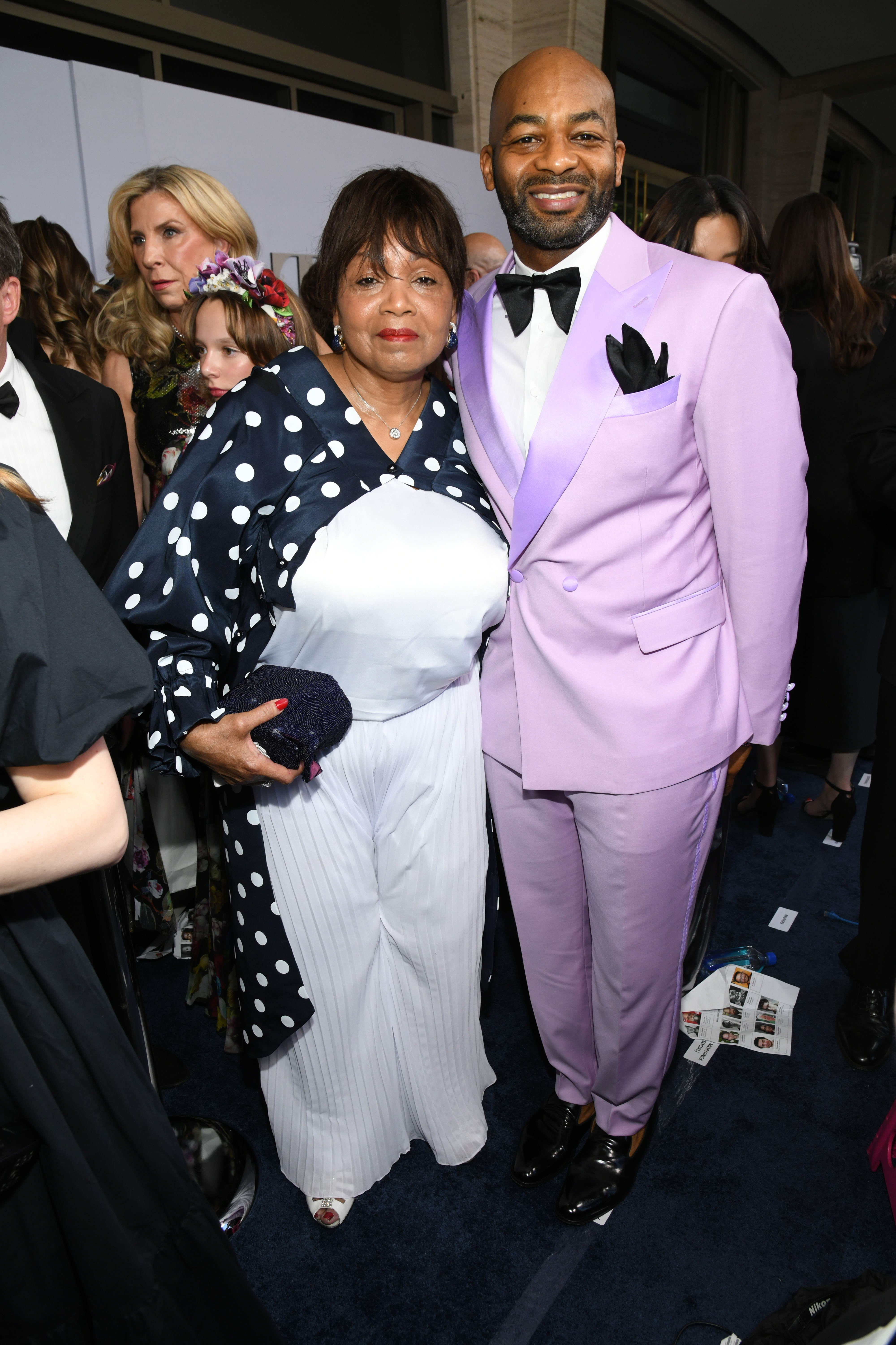 Brandon Victor Dixon with a woman