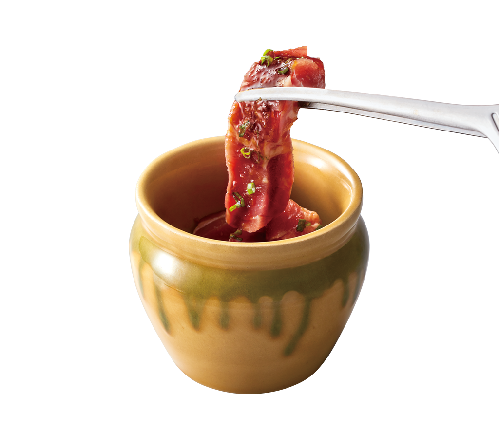 【醤油と生姜】厚切り豚の壺漬けロース（759円）