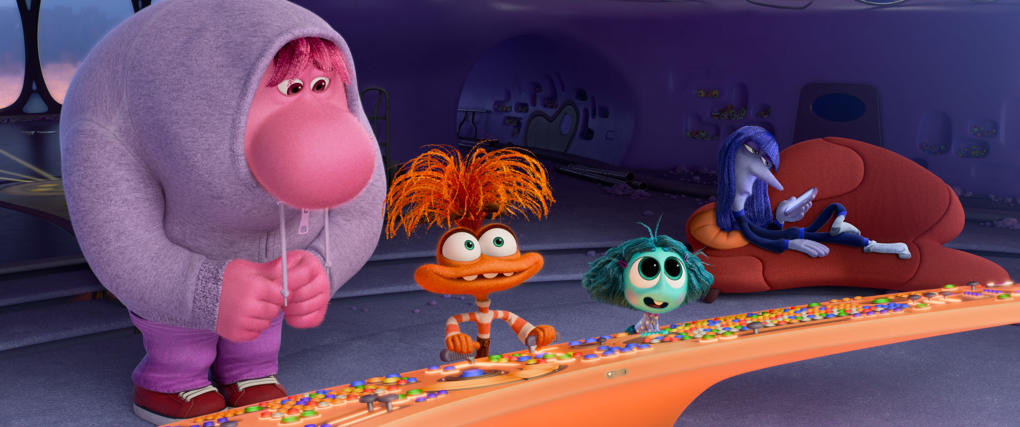 Characters from "Inside Out"