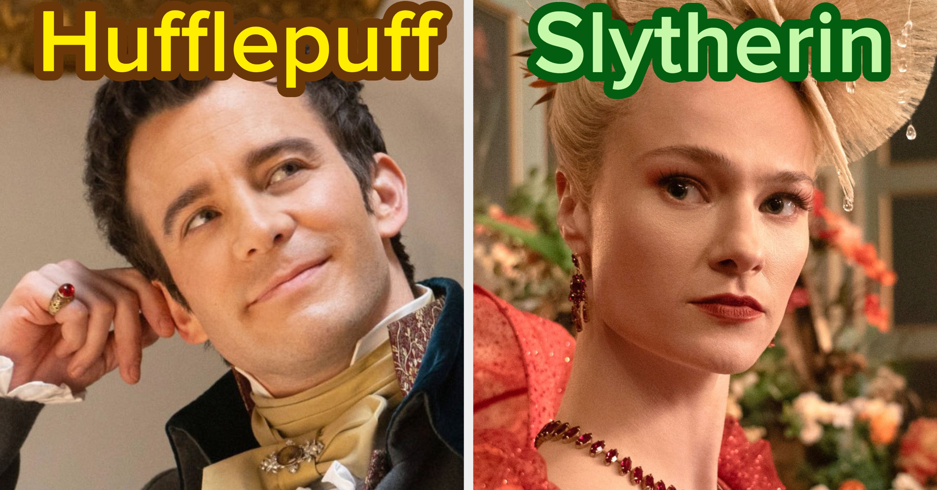 "Bridgerton" Characters Hogwarts House Sorting Quiz