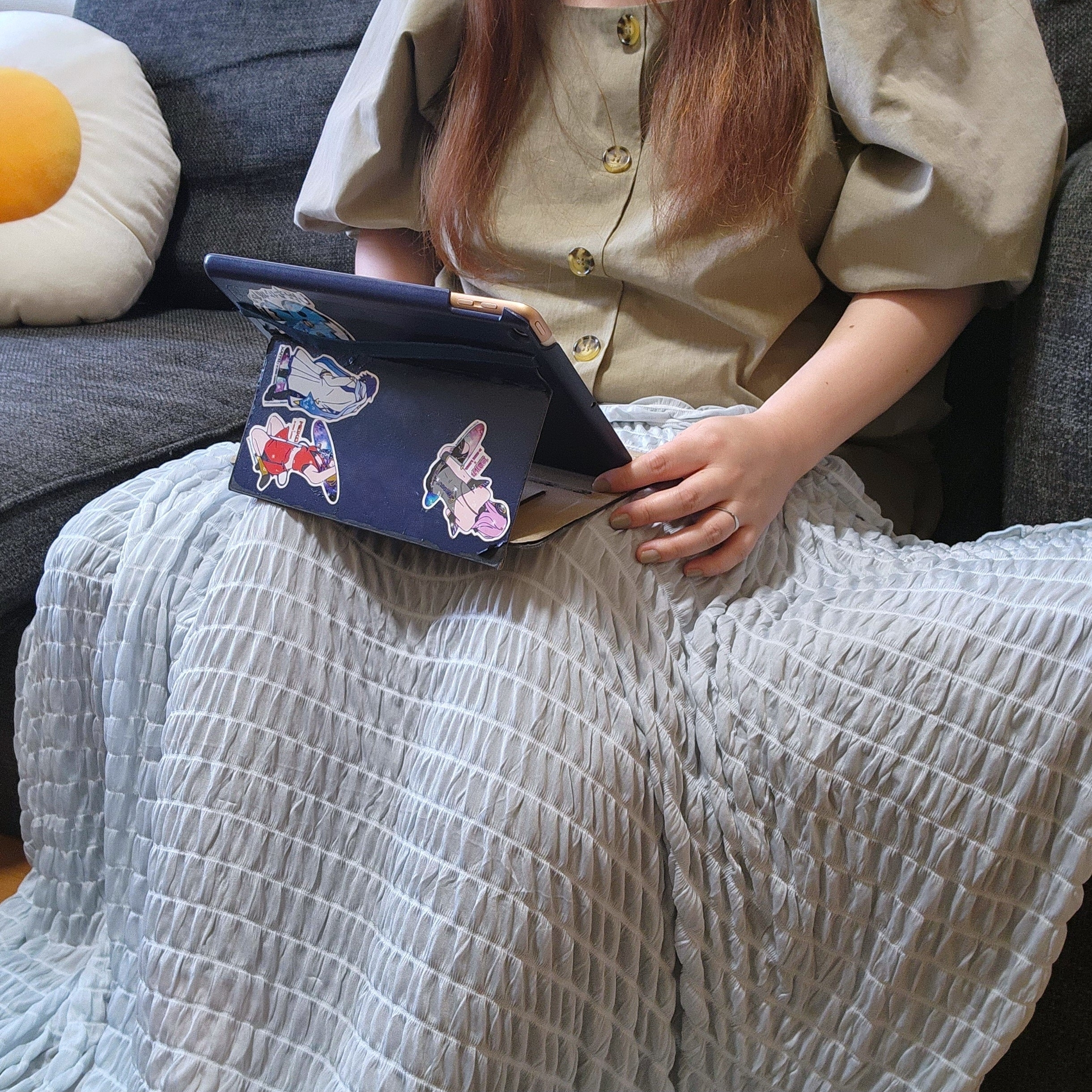 Francfranc(フランフラン)のおすすめ夏グッズ「ひんやり リップル ブランケット(毛布)ハーフ」