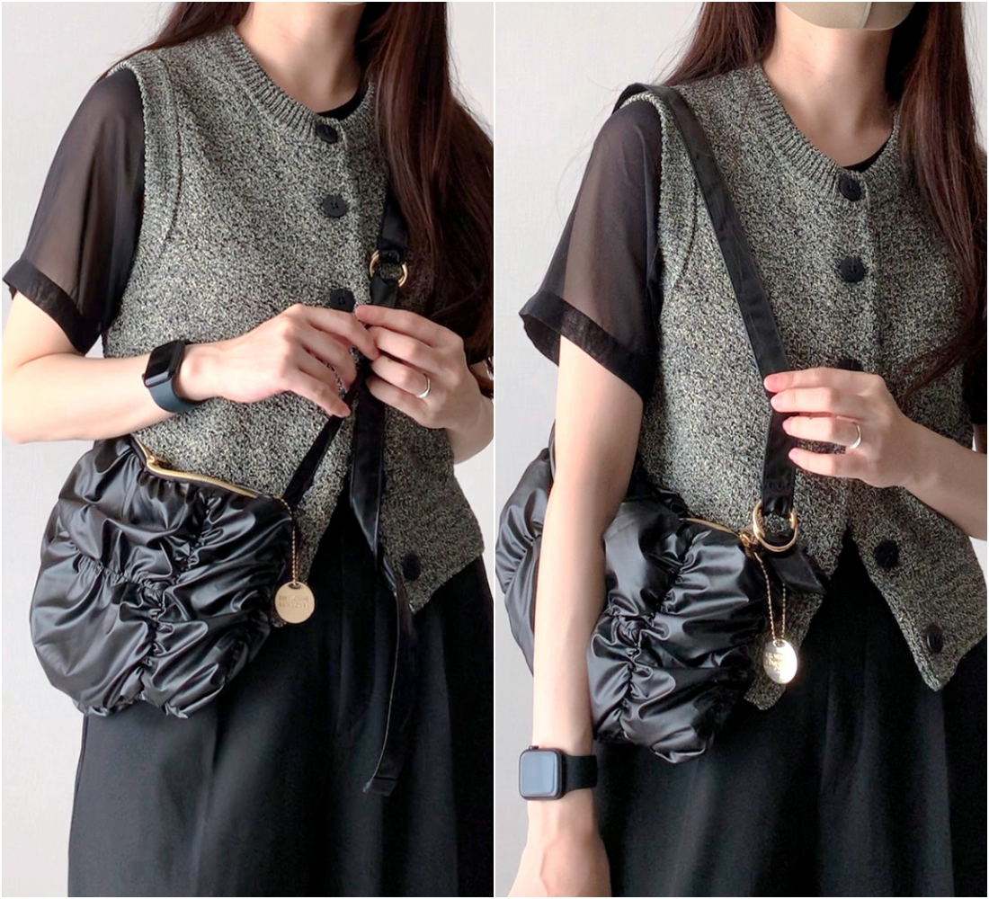 しまむらのおすすめファッションバッグ「HKシャーリングショルダー」