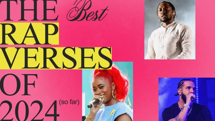 Kendrick Lamar, Doechii, and Drake are featured in an article titled &quot;The Best Rap Verses of 2024 (so far).”
